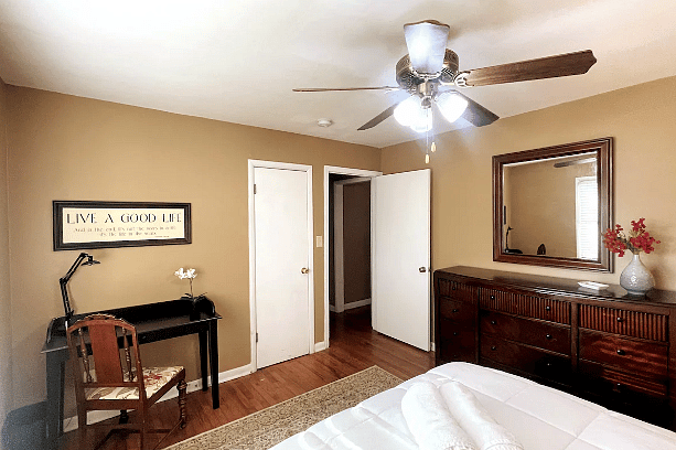 Another view of second bedroom.