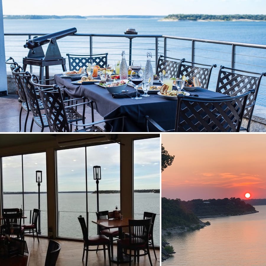 Dead Fish Grill overlooking Lake Belton!