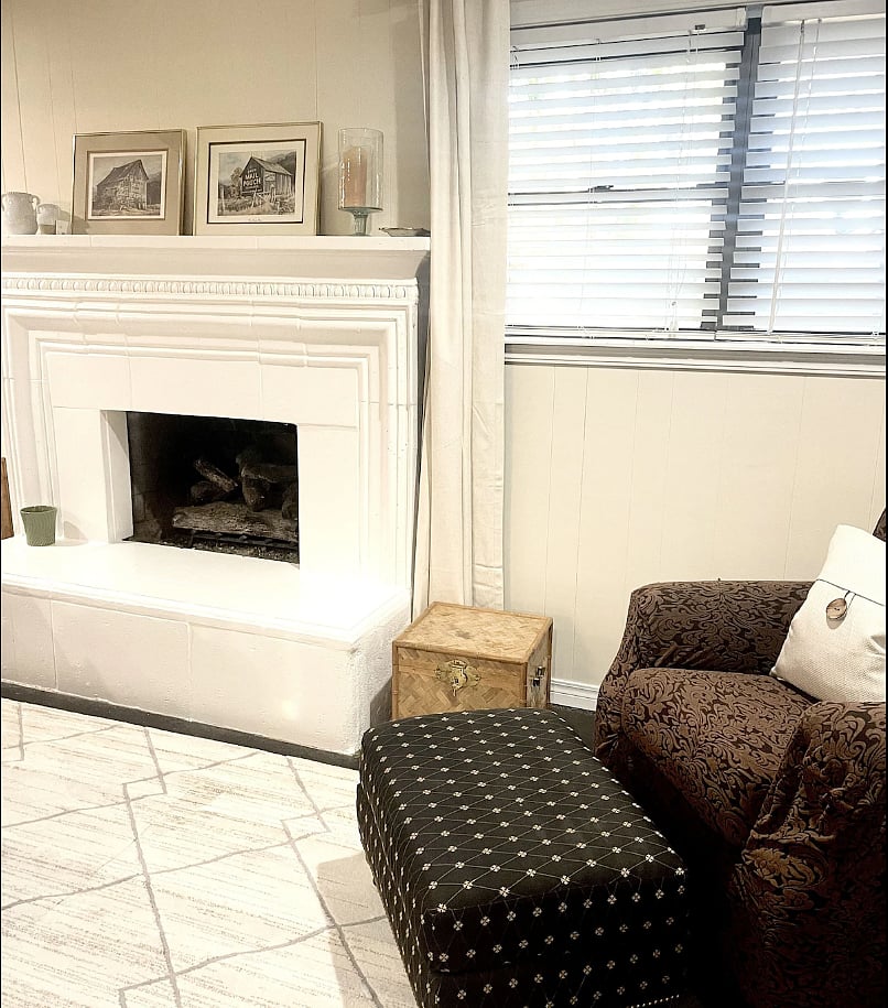 Cozy fireplace in Great room