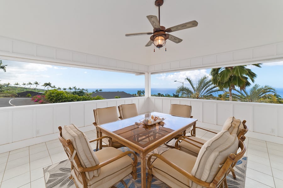 Outdoor Lanai with Ocean View