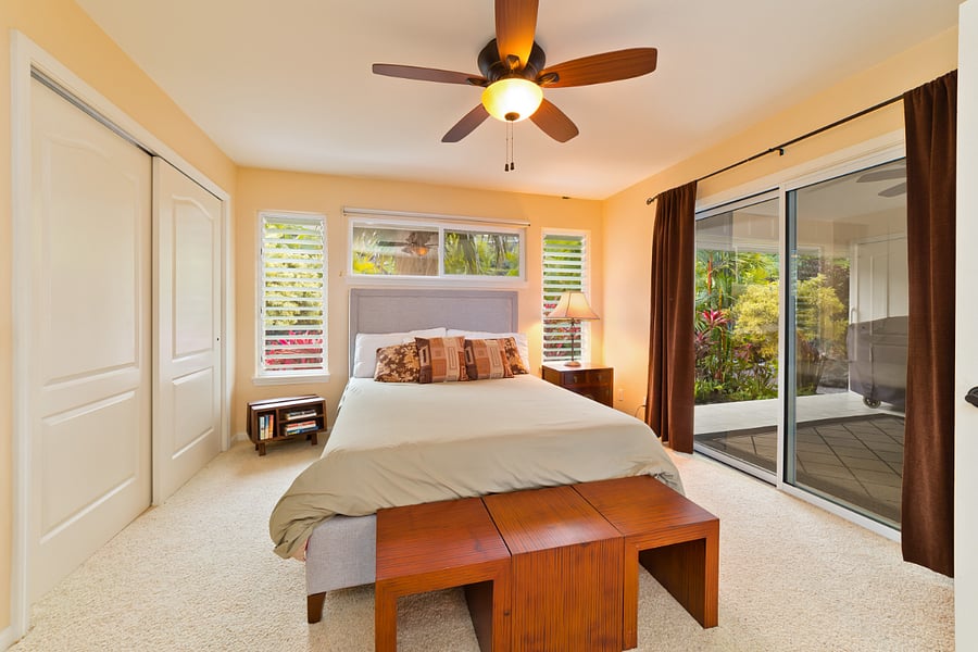 Guest bedroom #2 with new Queen bed