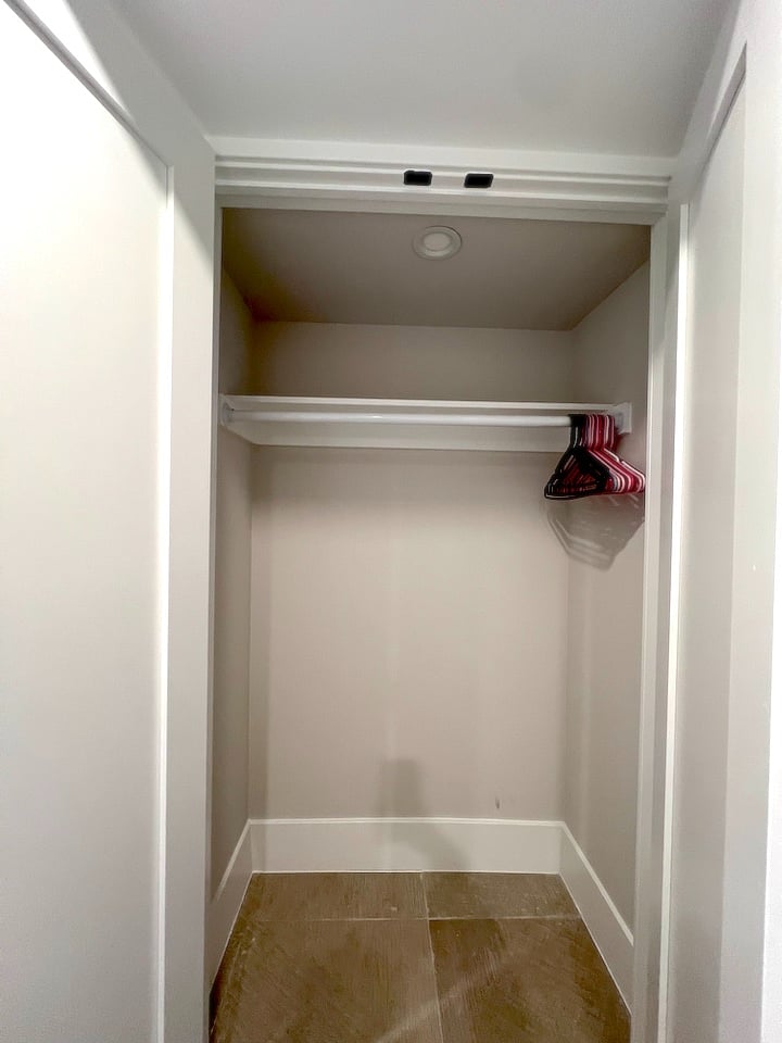 Primary bedroom closet