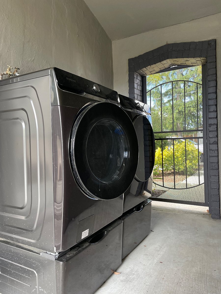 Laundry located in breezeway