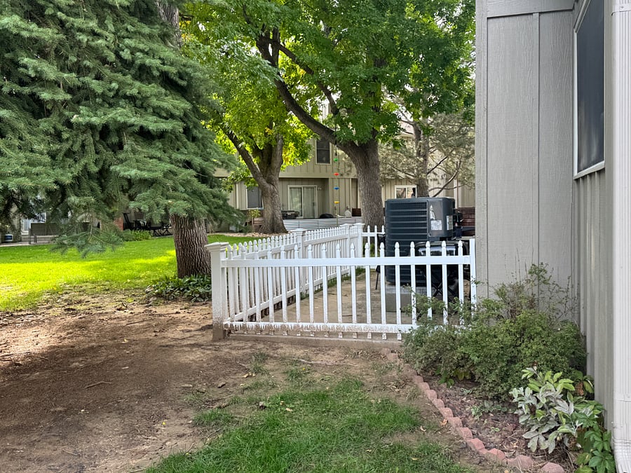 Fenced in Patio