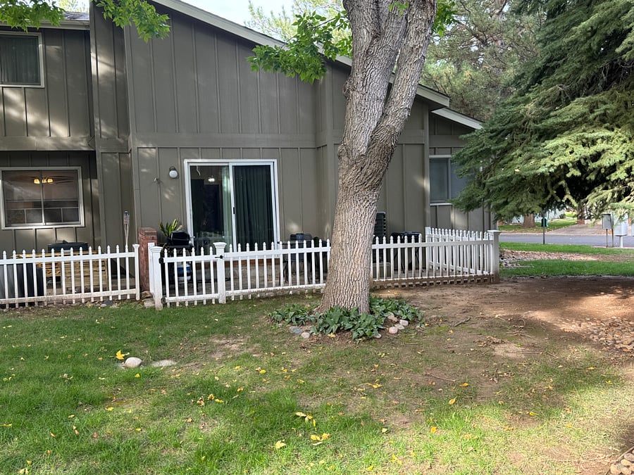 Fenced in Patio