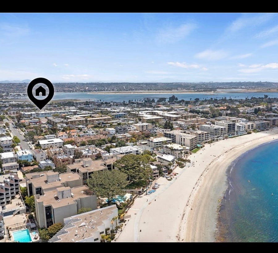Close to Crown Point and Mission beaches