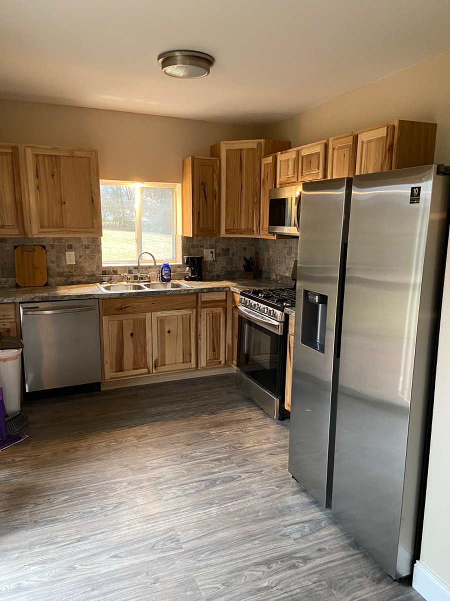 Remodeled kitchen with all new appliances.