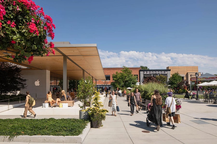 University Village - upscale outdoor mall