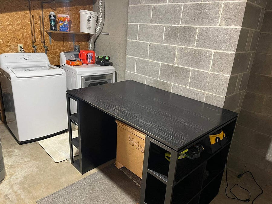 Basement laundry