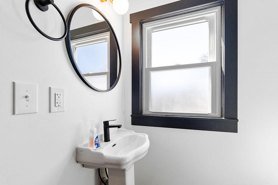 First floor full bathroom