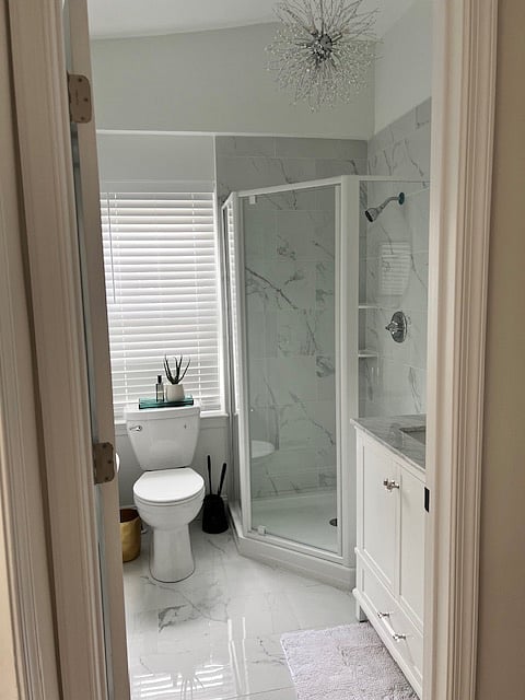 Third floor shower bathroom.  