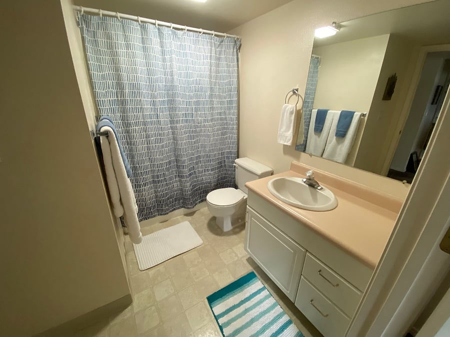 your private bath