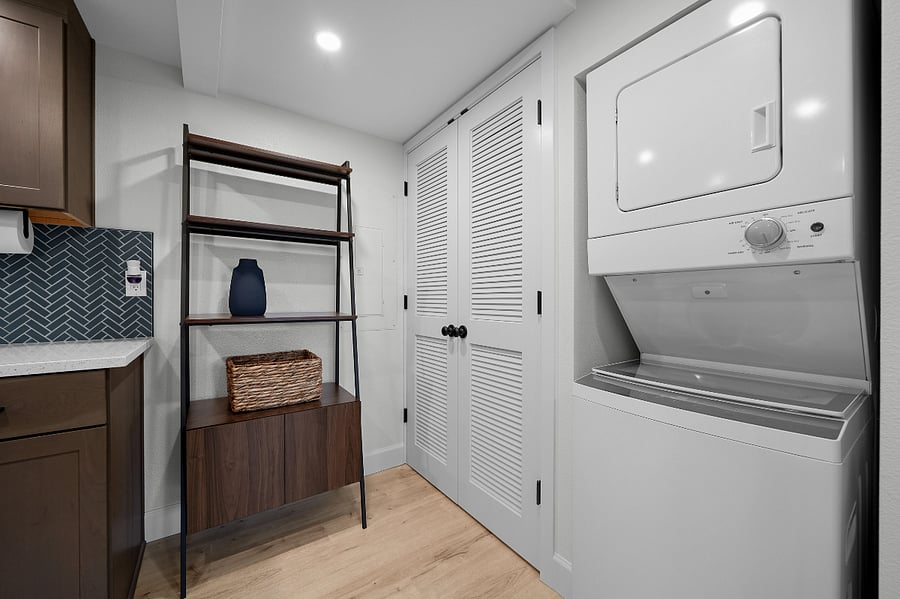 In-unit washer and dryer