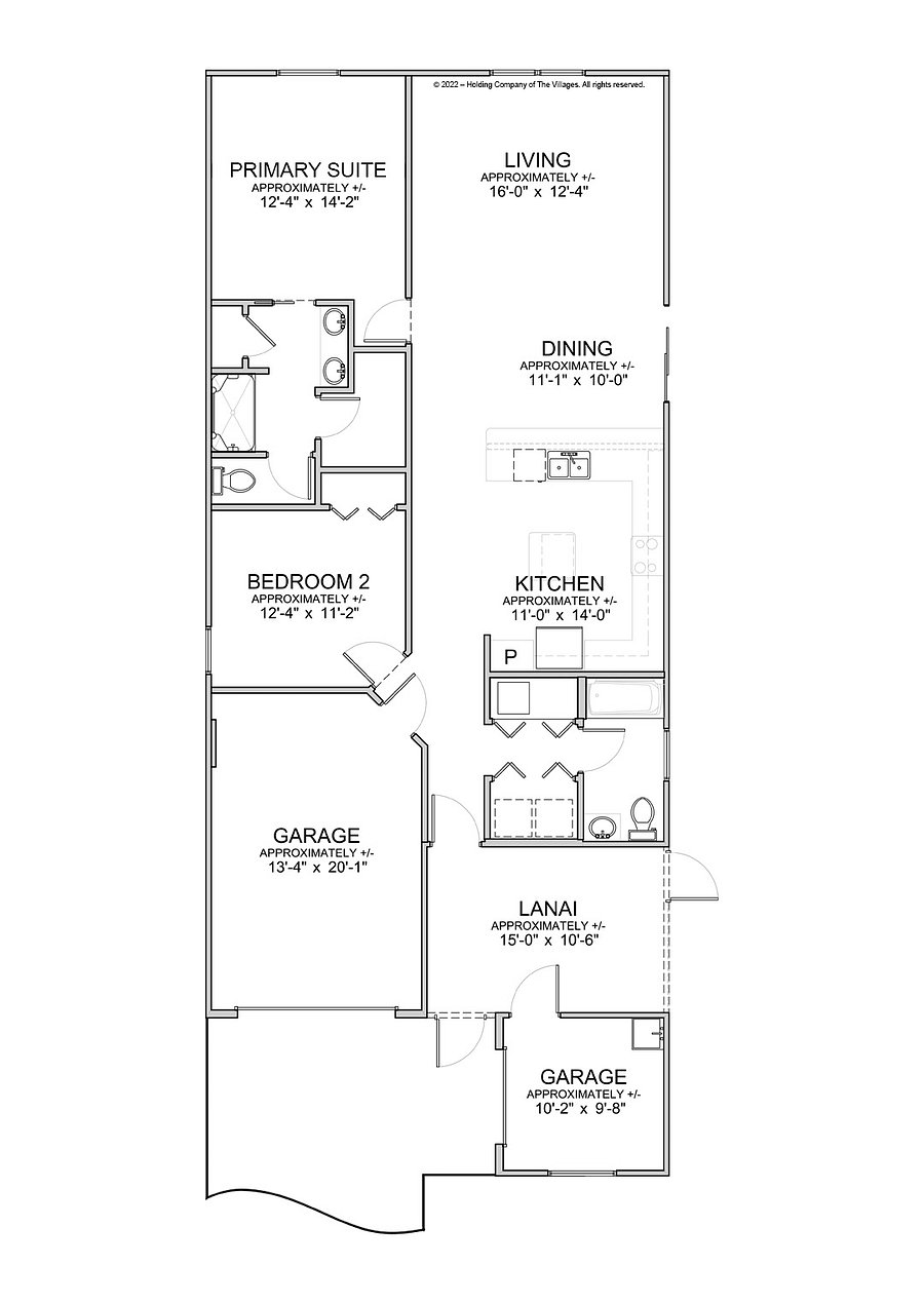 Spacious open floor plan.