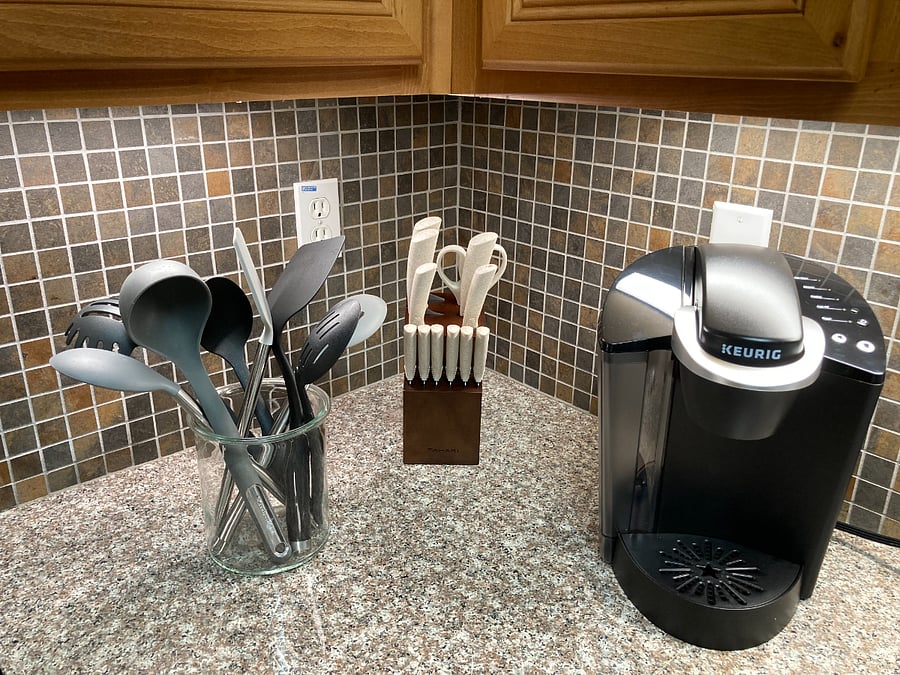 Keurig available for your hot beverages.