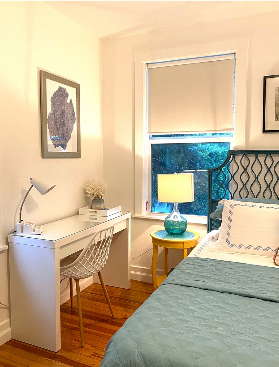Bedroom and workspace/vanity