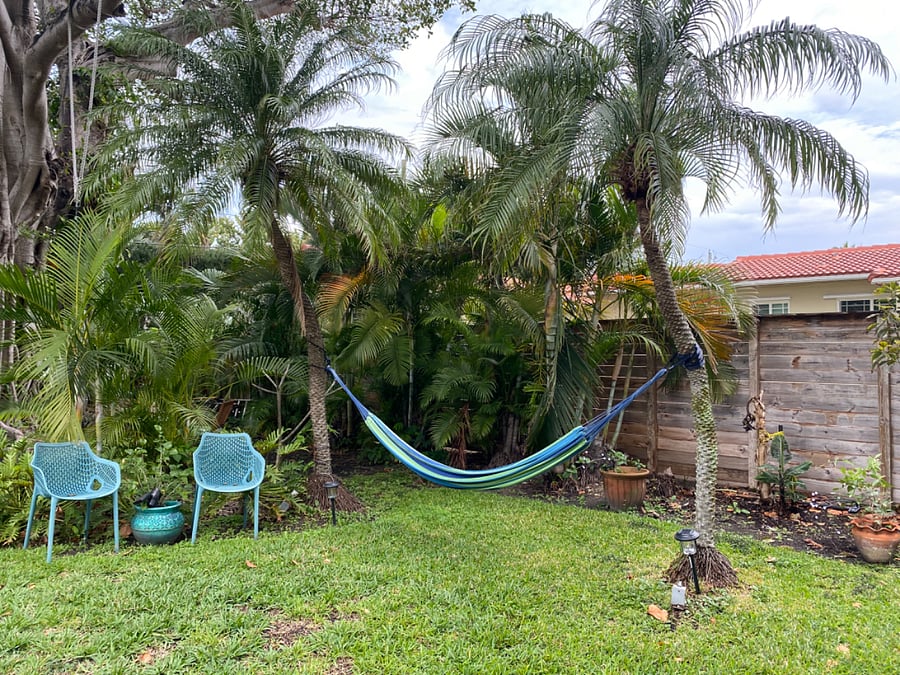 Guests garden space