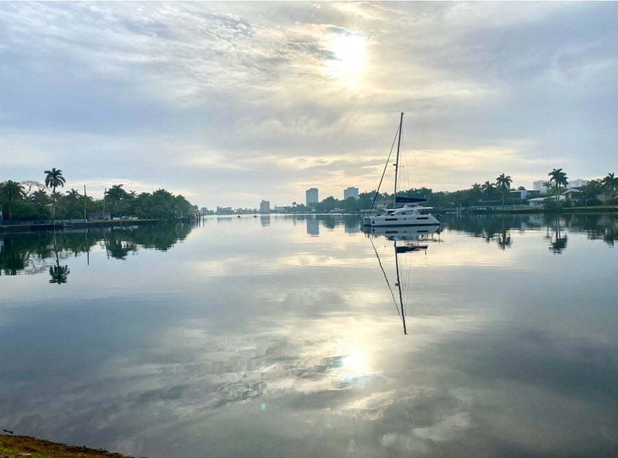 South lake in a short walking distance from the property