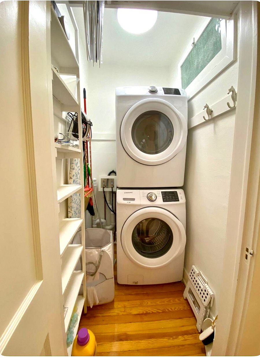 Washer and dryer in the unit!