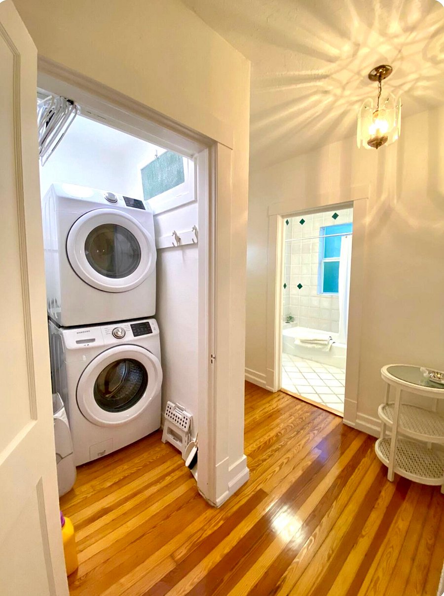 Laundry room in the unit!