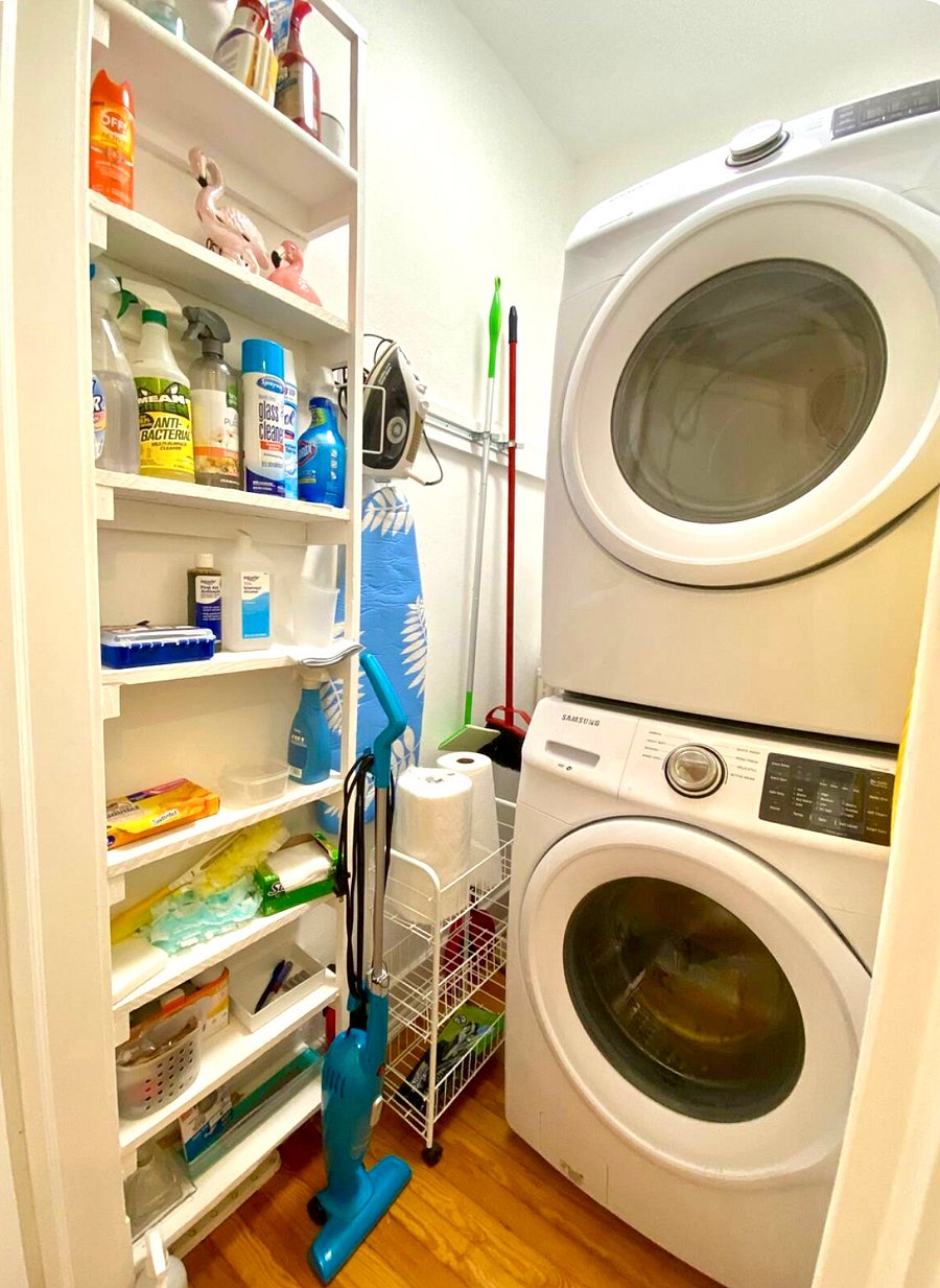 Laundry room in the unit!