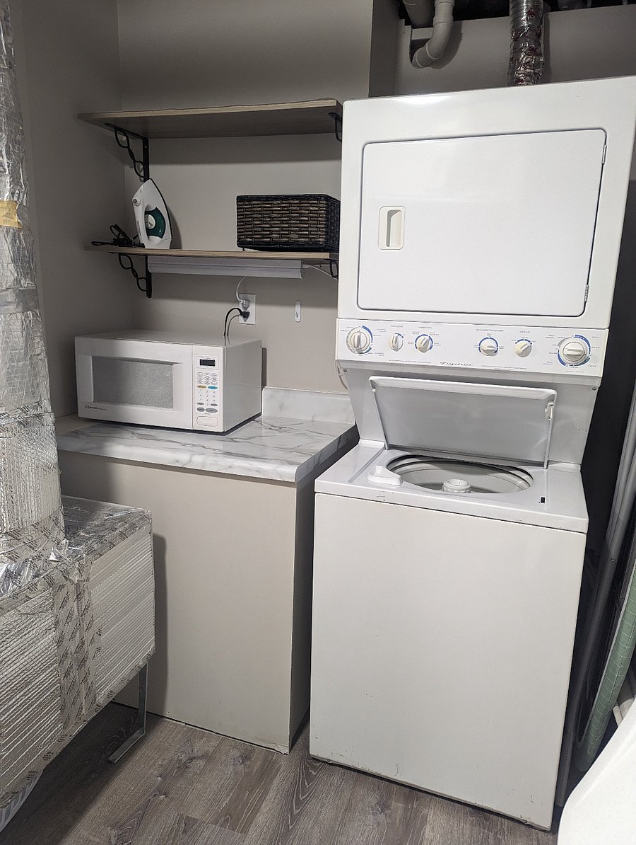 In-unit washer and dryer