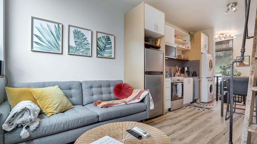 West Seattle Townhome - Living Room