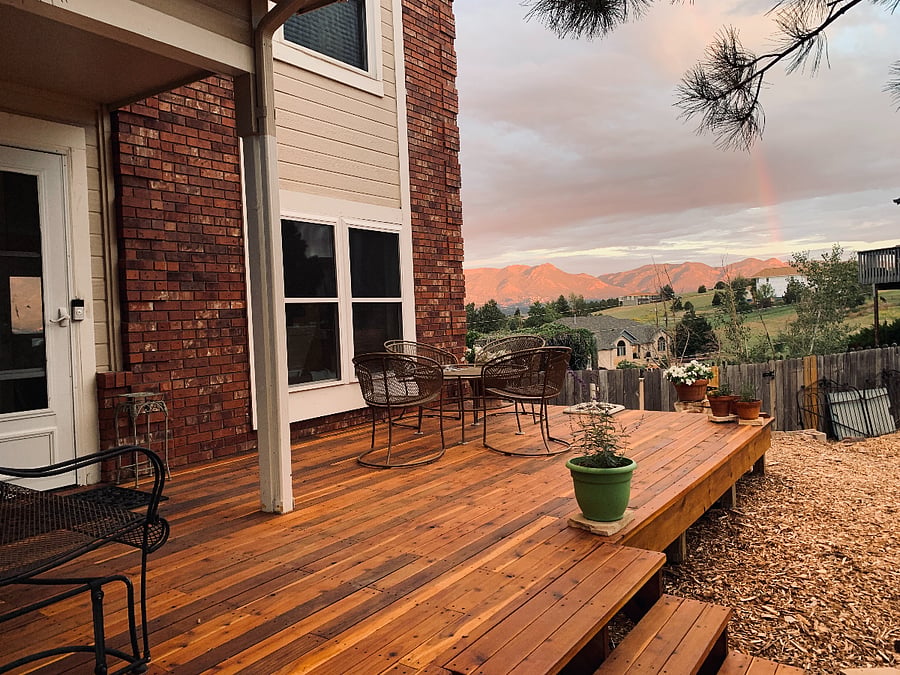 Front deck