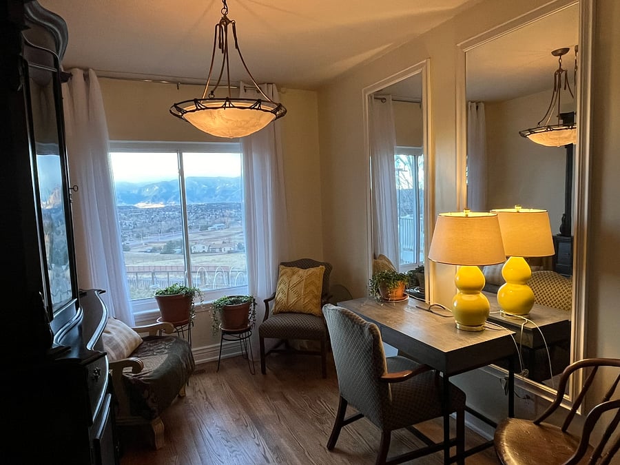 Reading nook and desk
