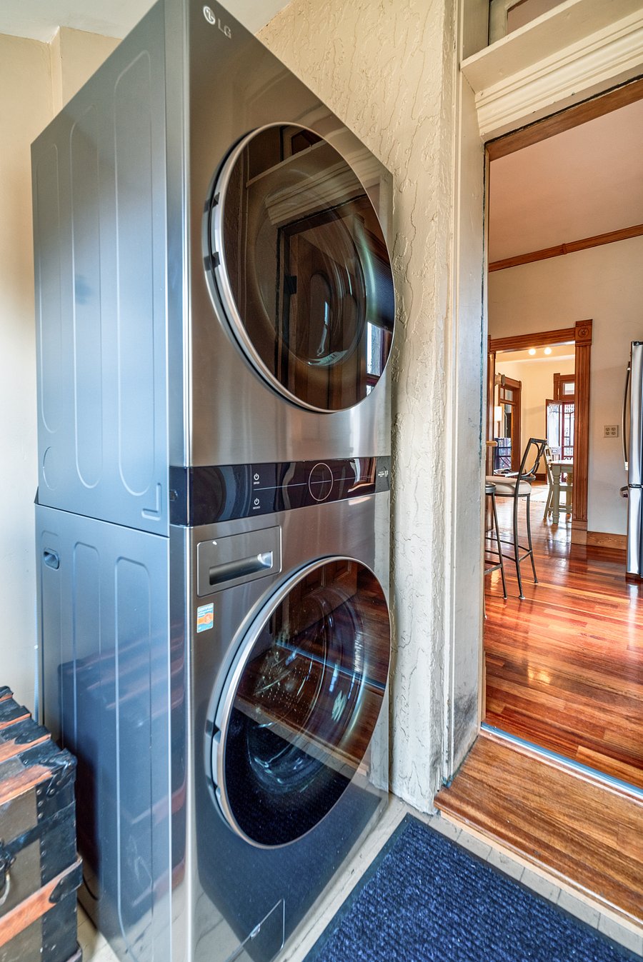Full-size washer and dryer
