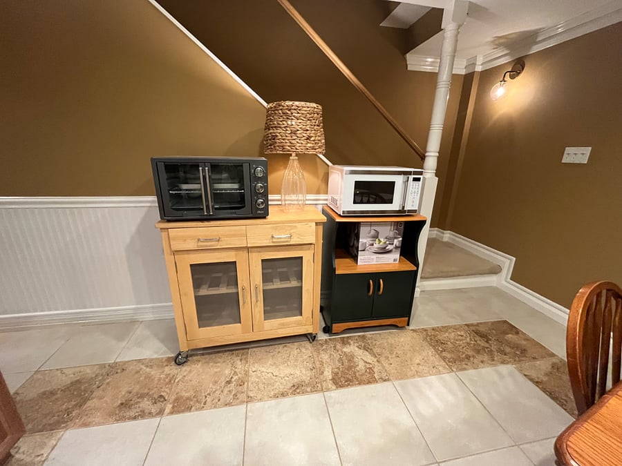 Microwave, French Door Oven/Air Fryer