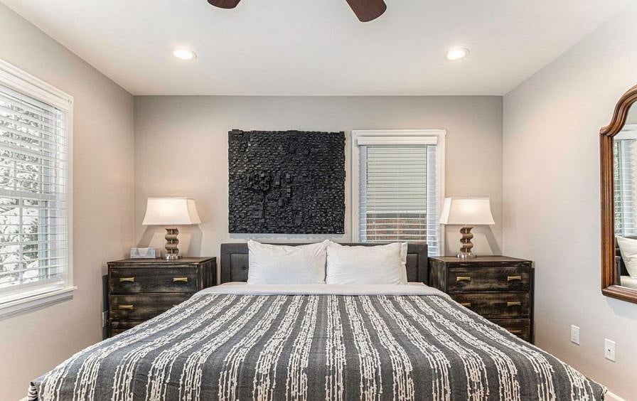 Upper Level Master Bedroom with Walk-in Closet