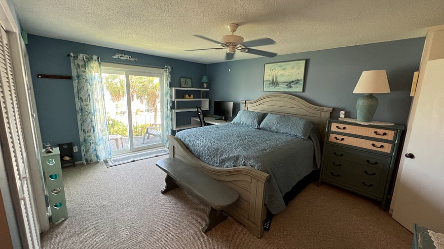 Primary bedroom with lots of storage