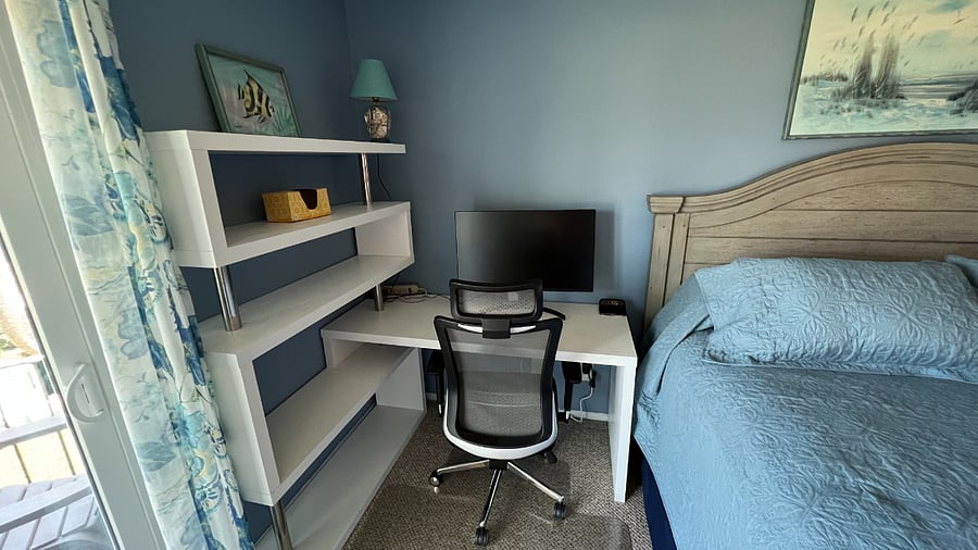 Desk, Chair, computer monitor in Primary Bedroom