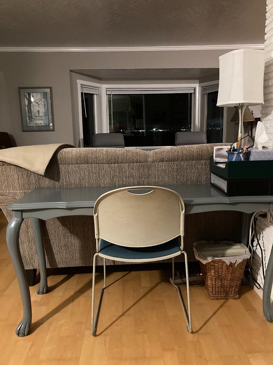 Living room-secondary designated work station