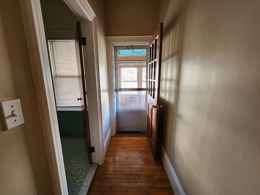 Sunroom at front of the house