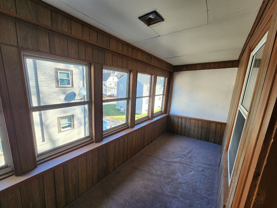 Sunroom next to kitchen