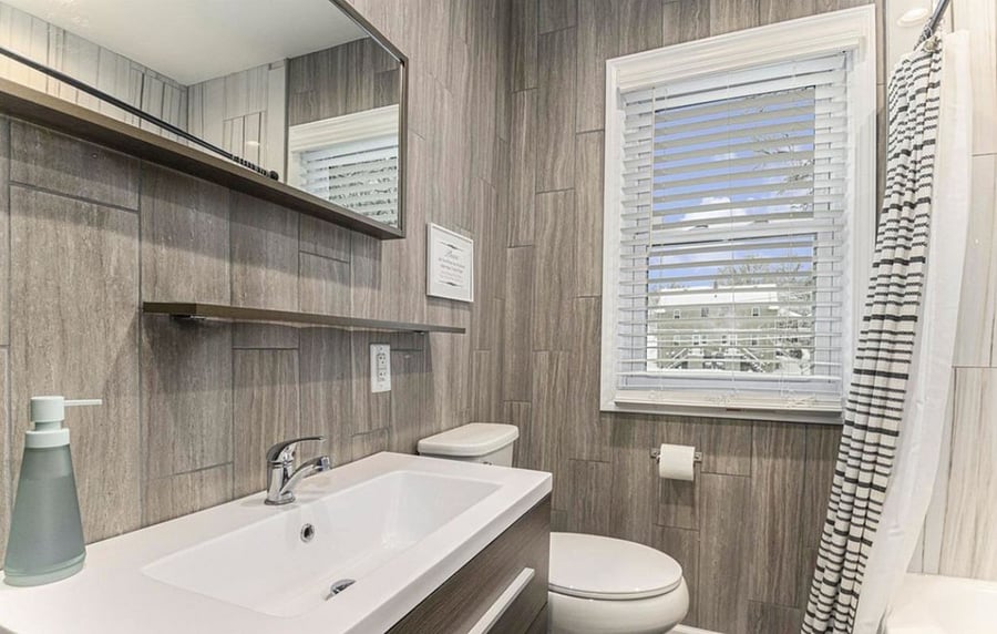 Upper Level Bathroom with Rain Shower