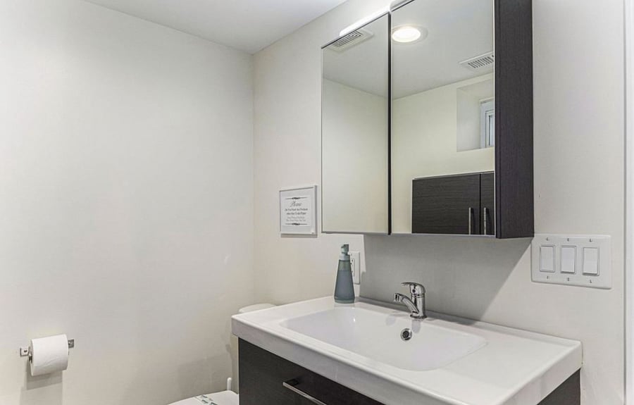 Lower Level Bathroom with Rain Shower