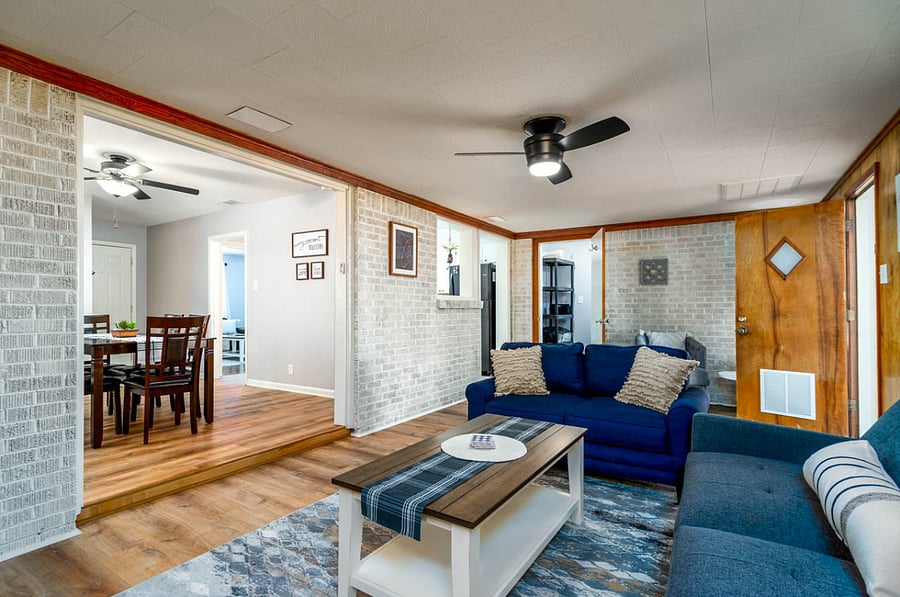 Family room towards the dining area.