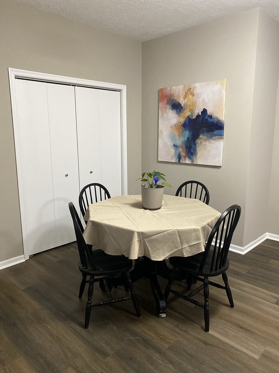Cozy dining room table