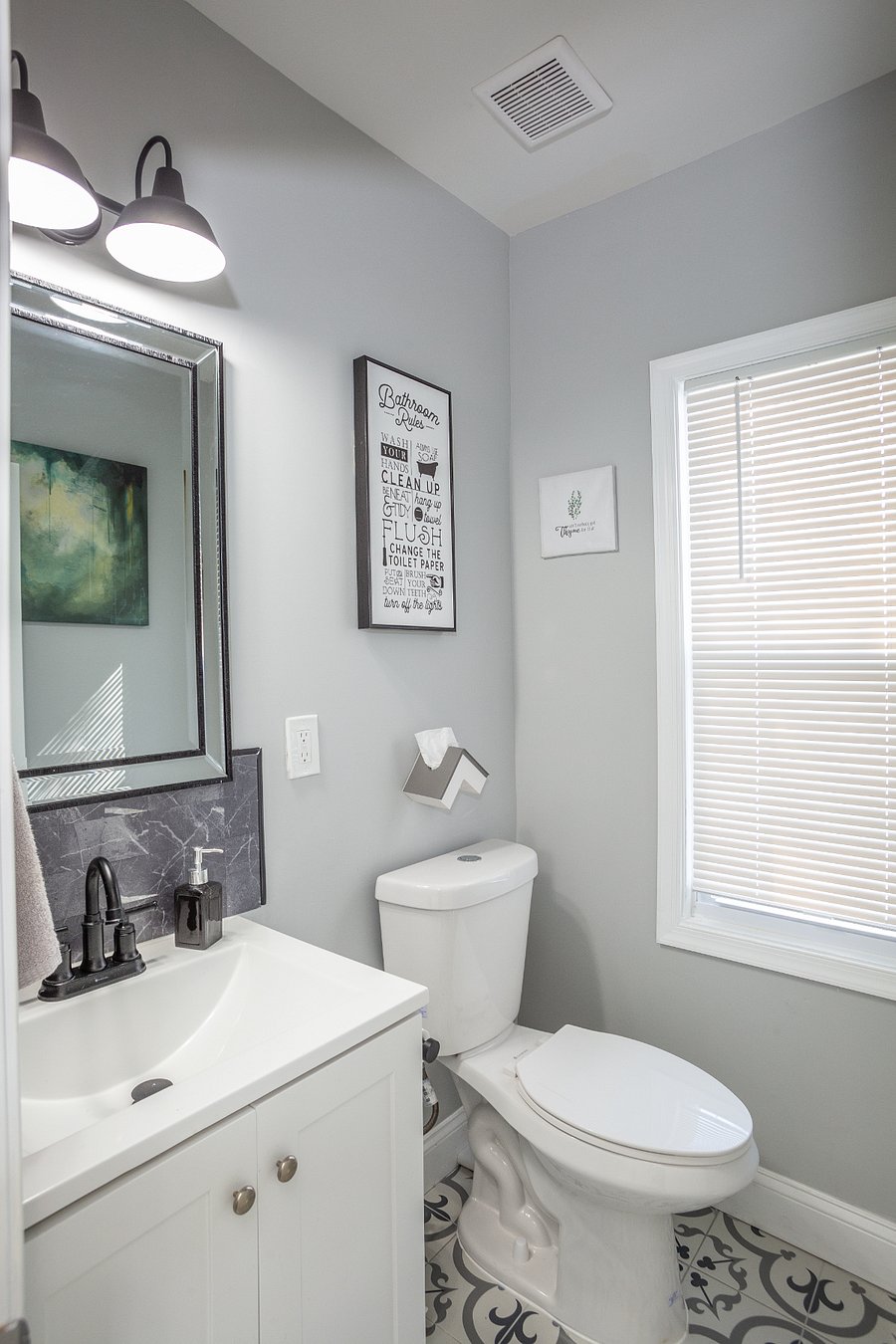 Convenient 1st Floor half bath