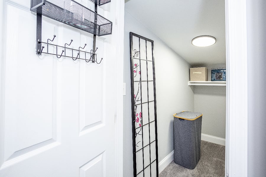Pink Bedroom Walk-In Closet