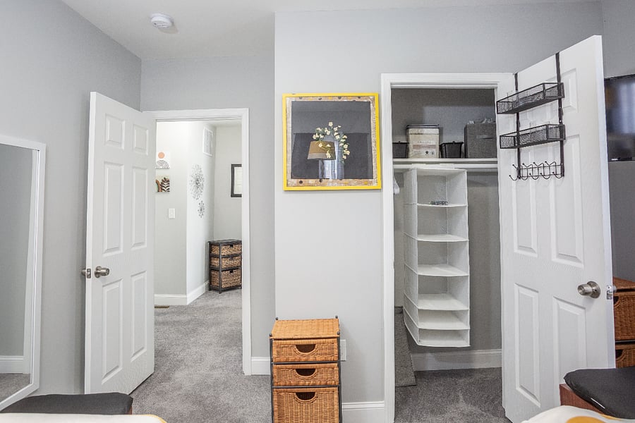 Mellow out in the Yellow 2nd Floor Bedroom