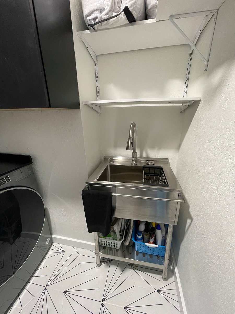 sink in laundry room!