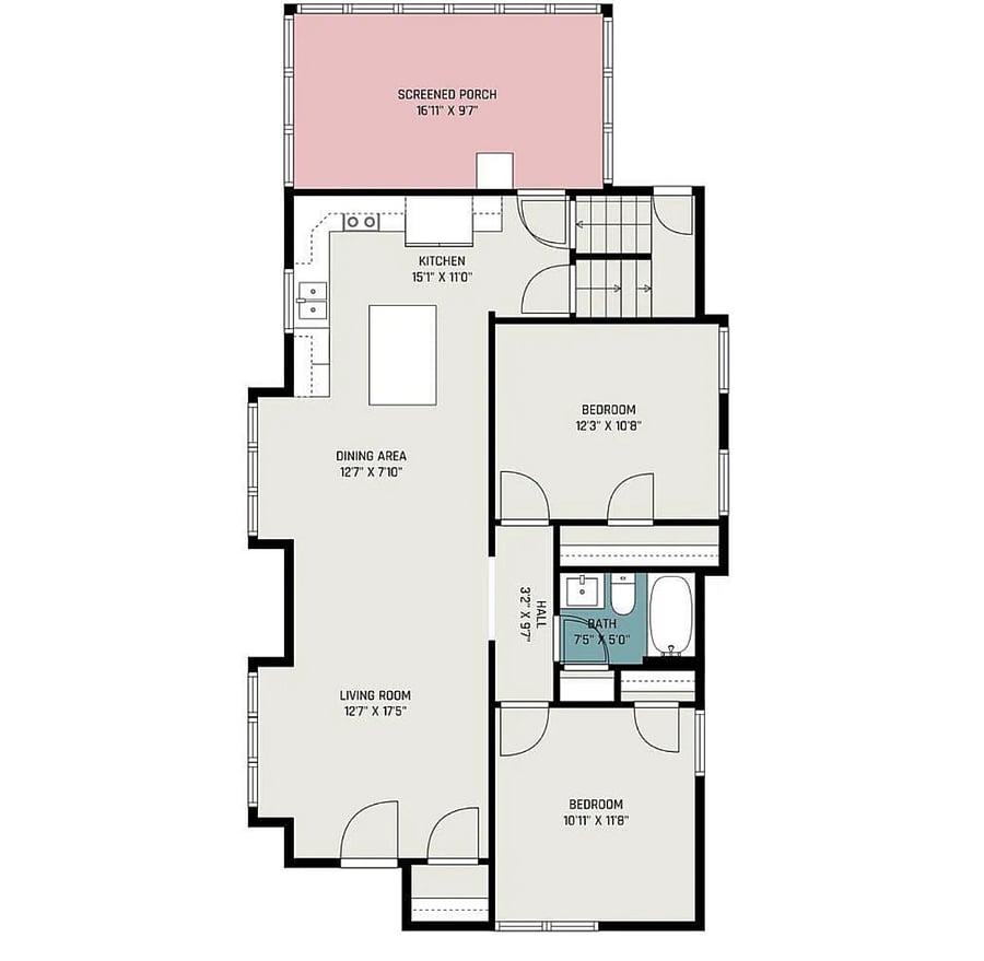 First floor layout