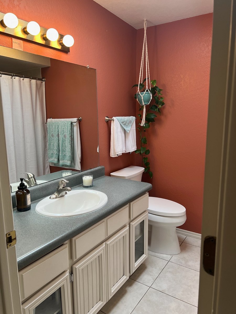 Guest Bathroom with full bathtub and shower
