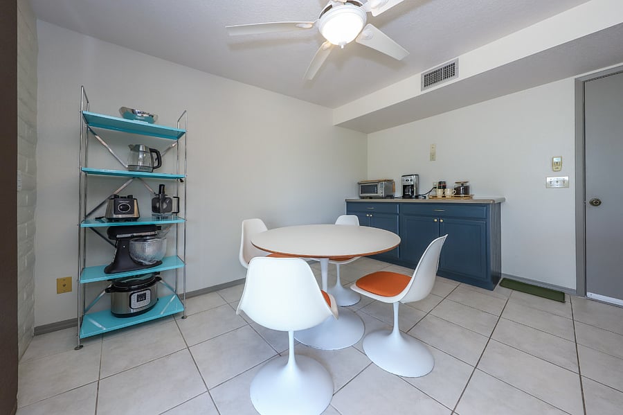 Eat-in Kitchen table and Coffee Bar