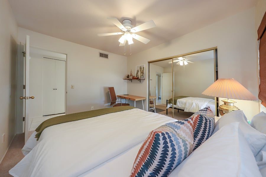 Queen Bedroom #2 with dedicated workspace