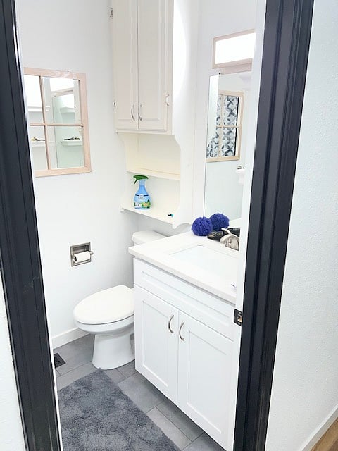 Bathroom directly across from your door